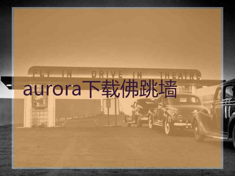 aurora下载佛跳墙