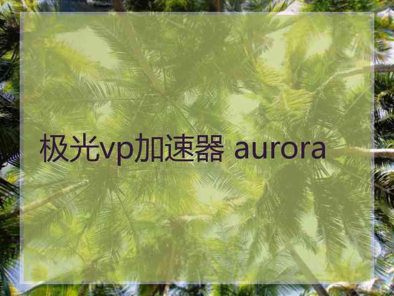 极光vp加速器 aurora