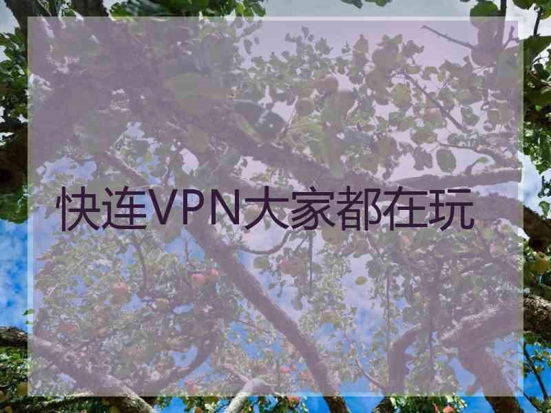 快连VPN大家都在玩