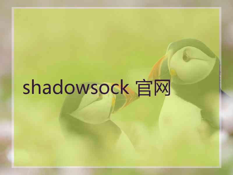 shadowsock 官网