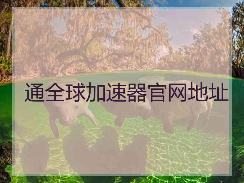 通全球加速器官网地址