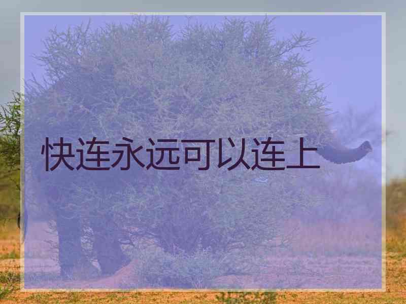 快连永远可以连上