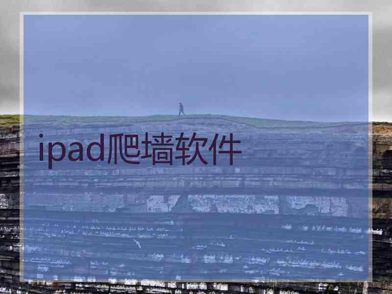 ipad爬墙软件