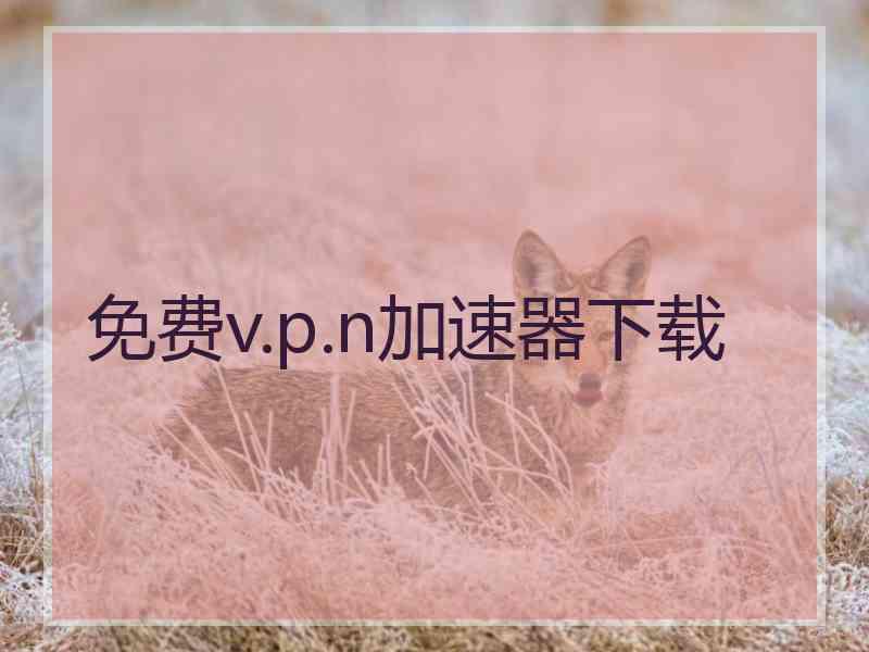 免费v.p.n加速器下载