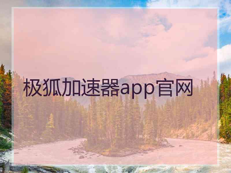 极狐加速器app官网