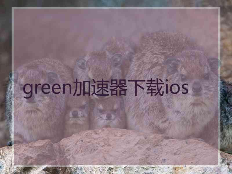 green加速器下载ios