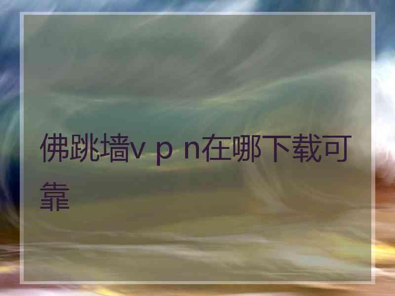 佛跳墙v p n在哪下载可靠