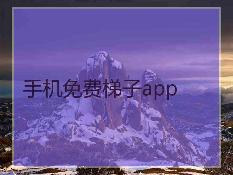 手机免费梯子app