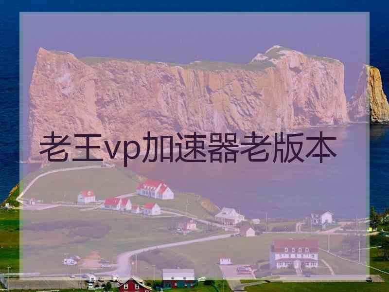 老王vp加速器老版本