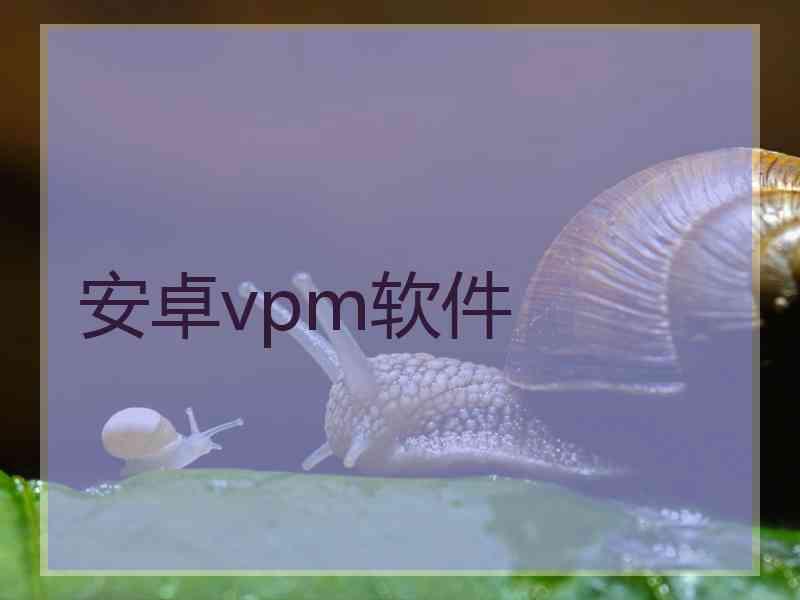 安卓vpm软件