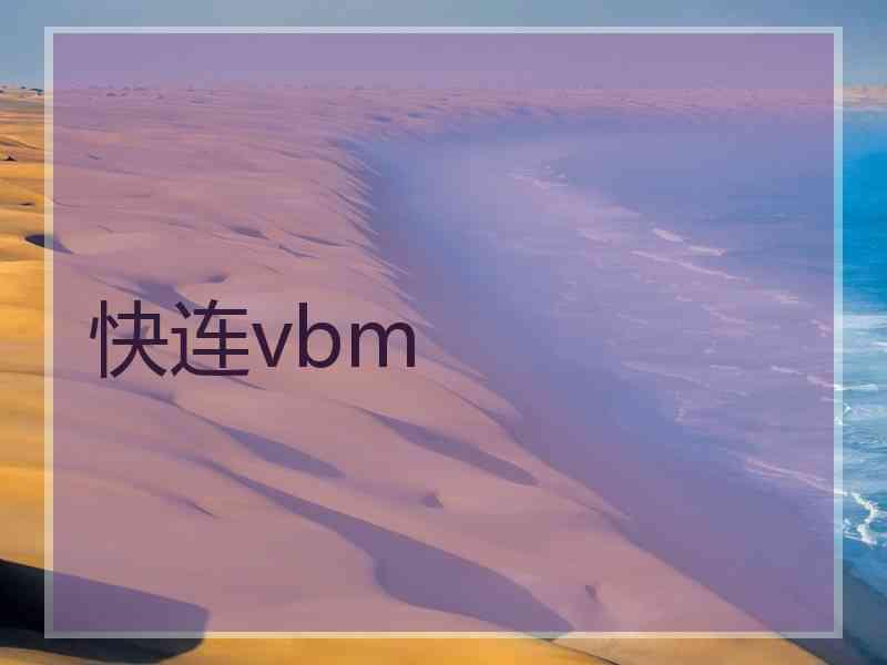 快连vbm