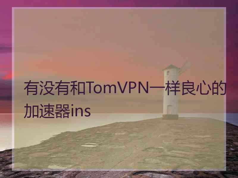 有没有和TomVPN一样良心的加速器ins