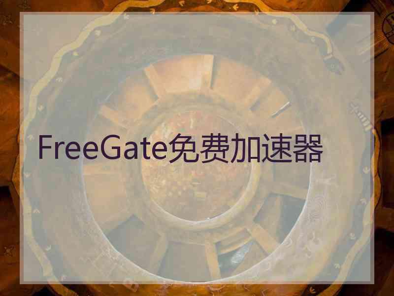 FreeGate免费加速器